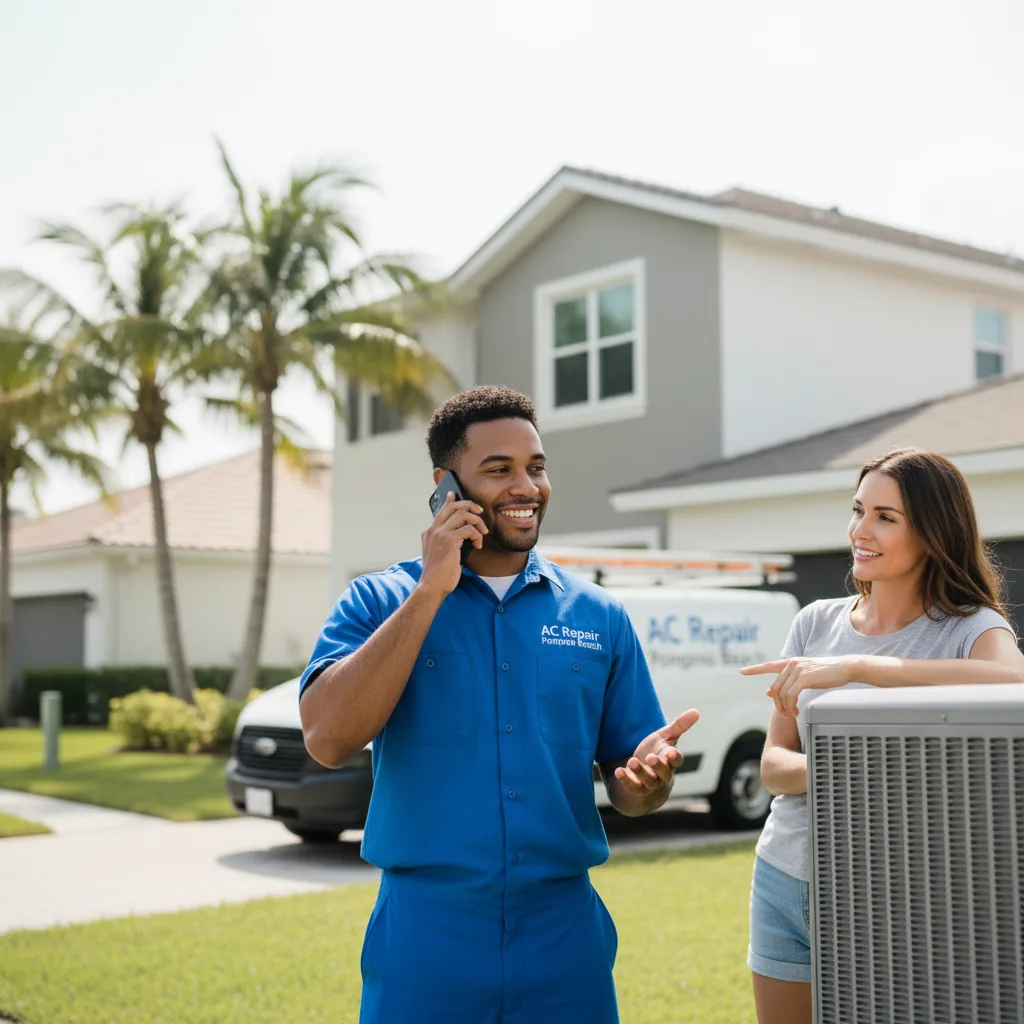 AC Repair Pompano Beach customer support in Joshua